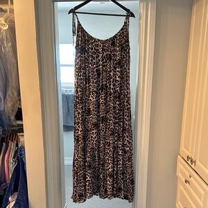 Leopard Print Maxi Dress